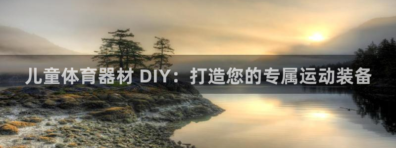 极悦平台代理怎么做的:儿童体育器材 DIY:打造您的专属运动
